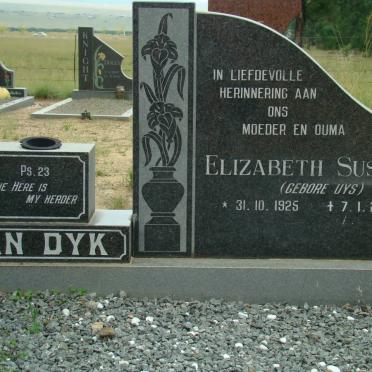 DYK Nicolaas Barend, van 1922-1989 &amp; Elizabeth susanna UYS 1925-2005