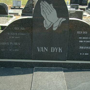 DYK Gerhardus Petrus, van 1897-1972 &amp; Johanna Catharina 1905-2004