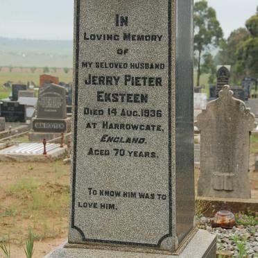 EKSTEEN Jerry Pieter -1936