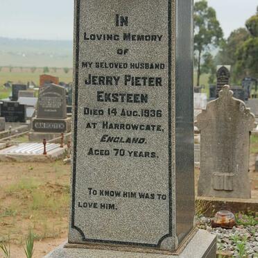 EKSTEEN Jerry Pieter -1936