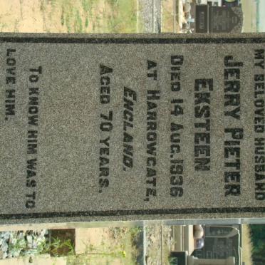 EKSTEEN Jerry Pieter -1936