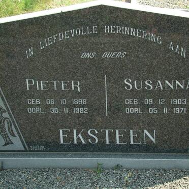 EKSTEEN Pieter 1898-1982 &amp; Susanna 1903-1971