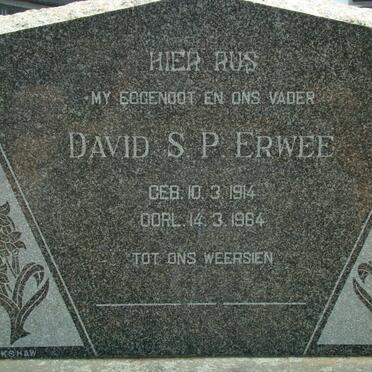 ERWEE David S.P. 1914-1964