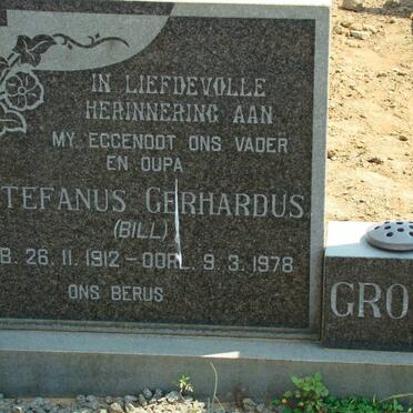 GROVÉ Stefanus Gerhardus 1912-1978