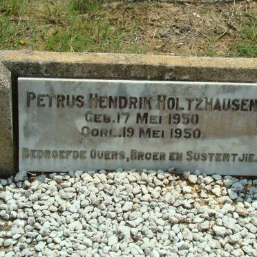 HOLTZHAUSEN Petrus Hendrik 1950-1950