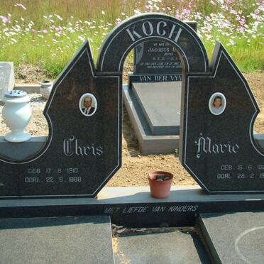 KOCH Chris 1910-1988 &amp; Marie 1922-1984