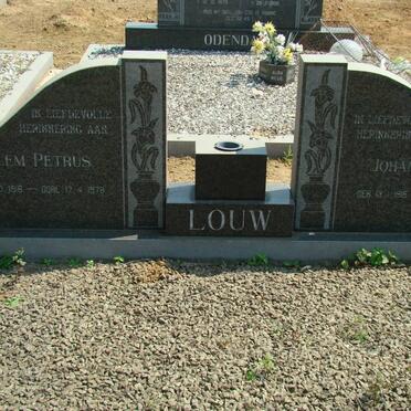 LOUW Willem Petrus 1916-1978 &amp; Johanna Alida 1918-1983 