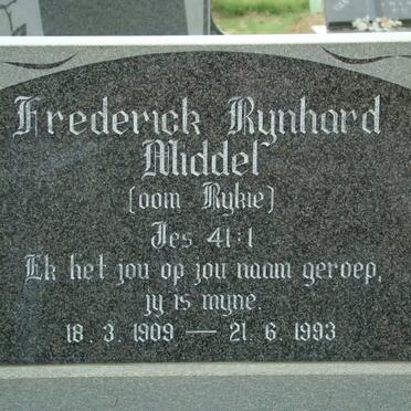MIDDEL Frederick Rynhard 1909-1993