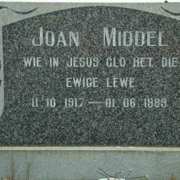 MIDDEL Joan 1917-1989