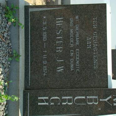 MYBURGH Hester J.W. 1910-1974