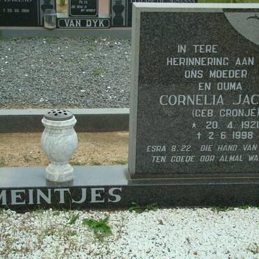 MEINTJES Cornelia Jacoba nee CRONJE 1921-1998