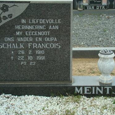 MEINTJES Schalk Francois 1910-1991