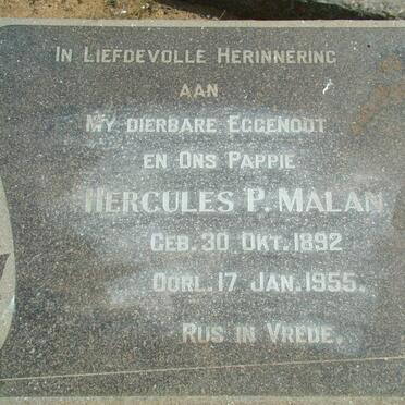 MALAN Hercules 1892-1955