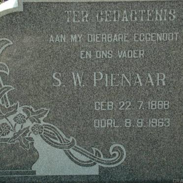 PIENAAR S.W. 1888-1963