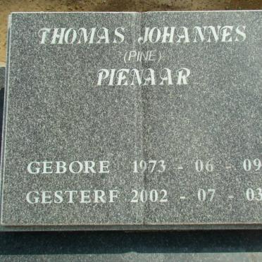 PIENAAR Thomas Johannes 1973-2002