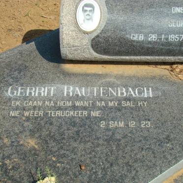 RAUTENBACH Gerrit 1957-1982