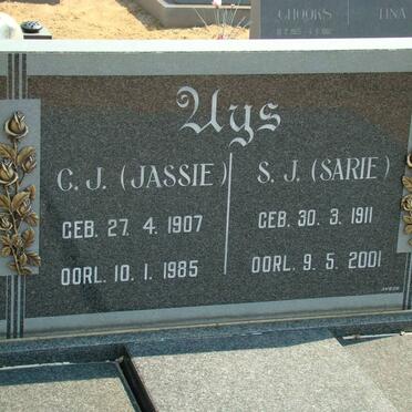 UYS C.J. 1907-1985 &amp; S.J. 1911-2001