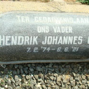 UYS Hendrik Johannes 1874-1921