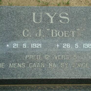 UYS C.J. 1921-1985