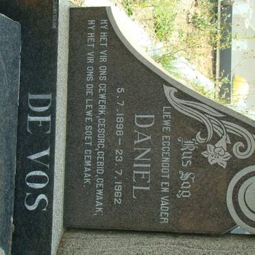 VOS Daniel, de 1898-1962