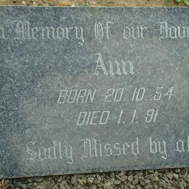 ? Ann 1954-1991