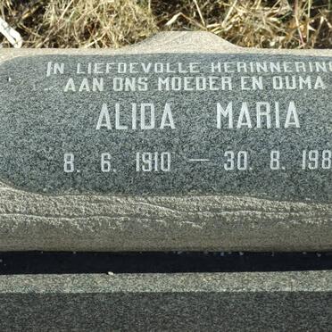 ALBERTS Nicolaas Francois 1905-1976 &amp; Alida Maria 1910-1986