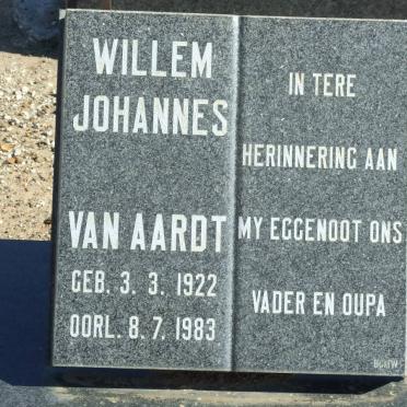 AARDT Willem Johannes, van 1922-1983