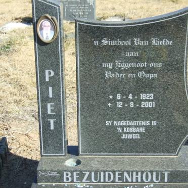 BEZUIDENHOUT Piet 1923-2001
