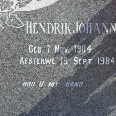 BENADE Hendrik Johannes 1904-1984 &amp; Anna Helena PRINSLOO 1905-1979