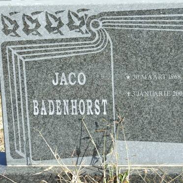 BADENHORST Jaco 1968-2003