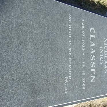 CLAASSEN Nicolaas 1932-2008