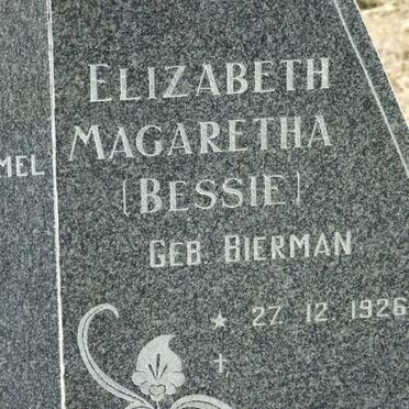 DAVEL Johannes Pieter Willem 1917-1989 &amp; Elizabeth Magaretha BIERMAN 1926-