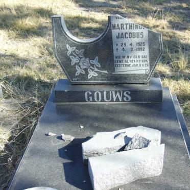 GOUWS Marthinus Jacobus 1925-1992