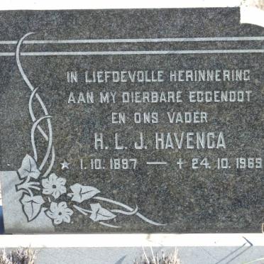 HAVENGA H.L.J. 1897-1969
