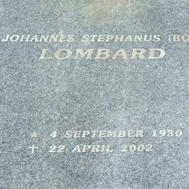 LOMBARD Johannes Stephanus 1930-2002