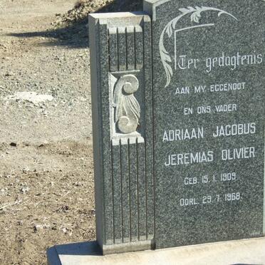 OLIVIER Adriaan Jacobus Jeremias 1909-1968