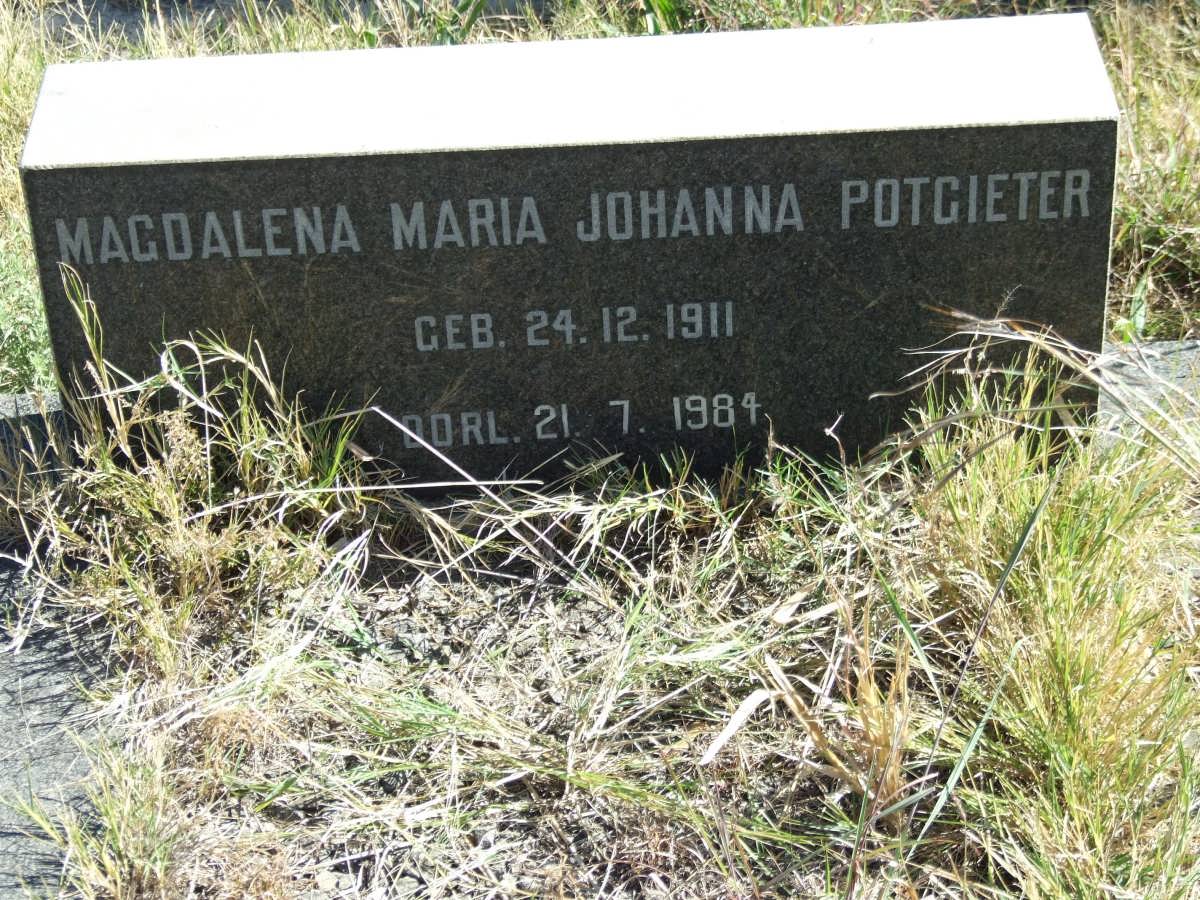 POTGIETER Magdalena Maria Johanna 1911-1984