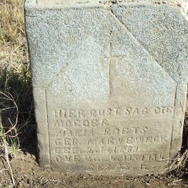 ROETS Maria nee MARNEWECK 1888-1934