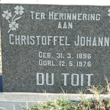 TOIT Christoffel Johannes, du 1896-1976