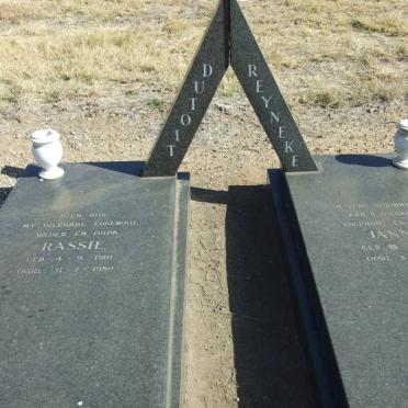 TOIT Rassie, du 1910-1980 :: REYNEKE Jannie 1939-1980