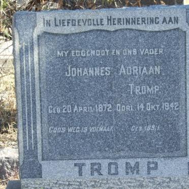 TROMP Johannes Adriaan 1872-1942