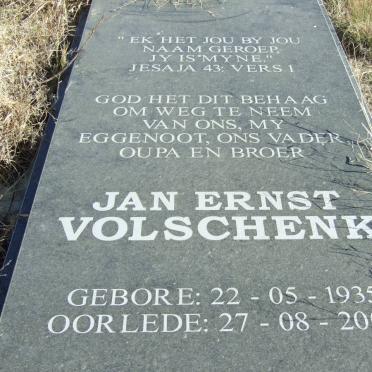 VOLSCHENK Jan Ernst 1935-2007