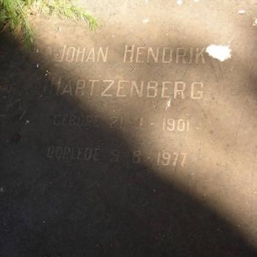 HARTZENBERG Johan Hendrik 1901-1977