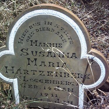 HARTZENBERG Susanna Maria nee LOGGENBERG 1911-1945