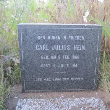 HEIN Carl Julius 1866-1941