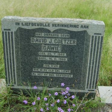 COETZER David J.  1940-1960