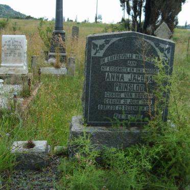 Free State, PAUL ROUX, Main cemetery