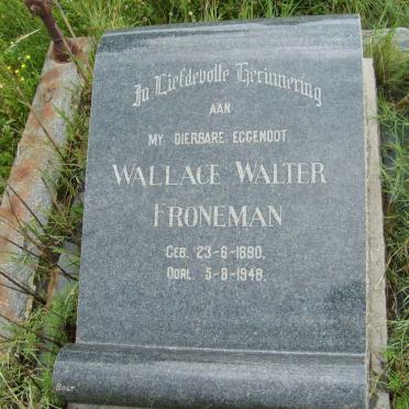 FRONEMAN Wallace Walter 1890-1948