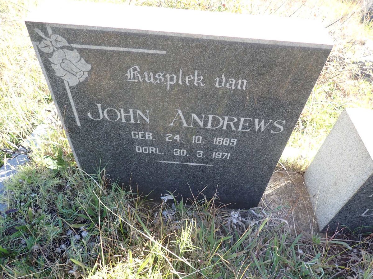 ANDREWS John 1889-1971