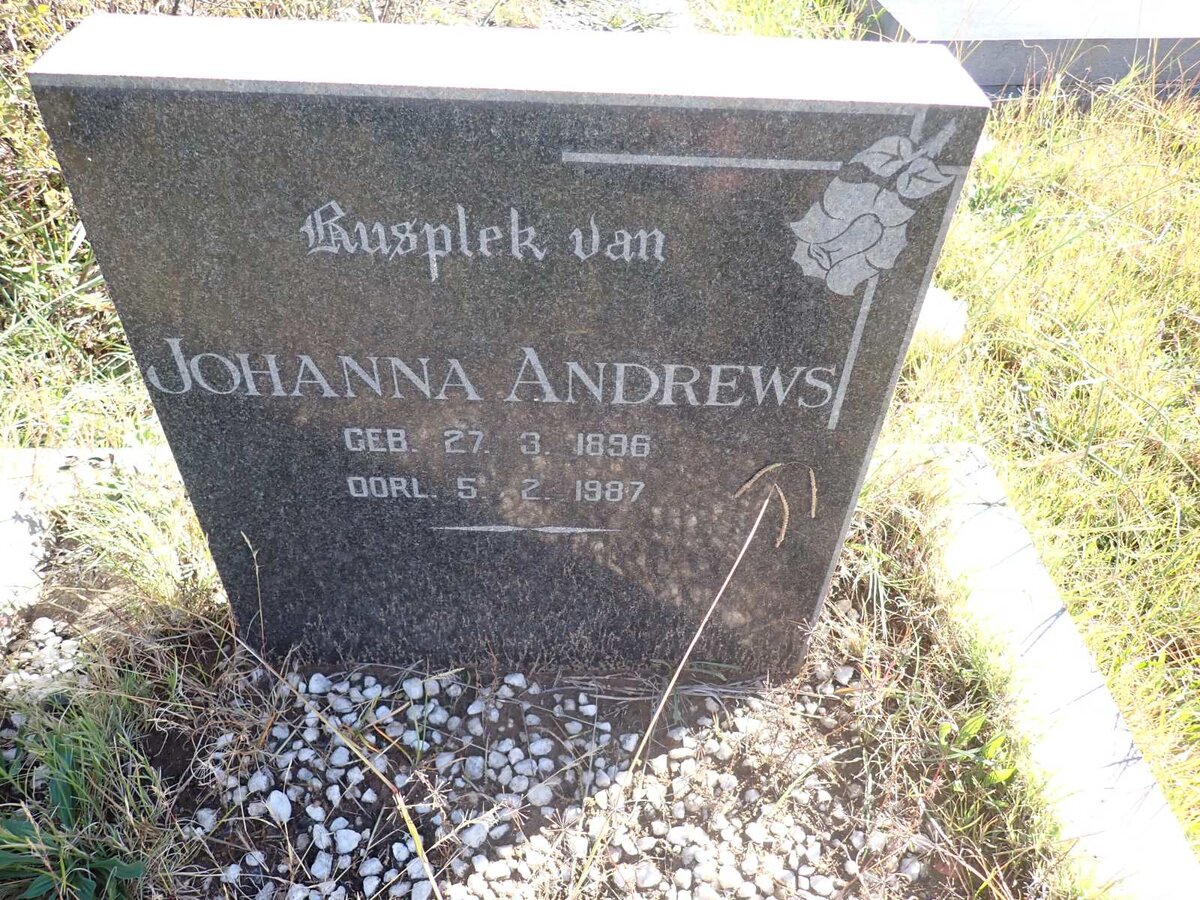 ANDREWS Johanna 1896-1987